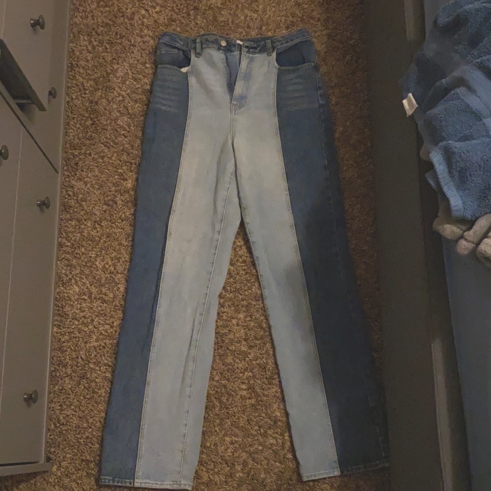 NWOT Pacsun Two-Tone Vintage Jeans